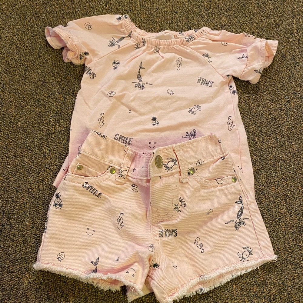 Carters baby girl set